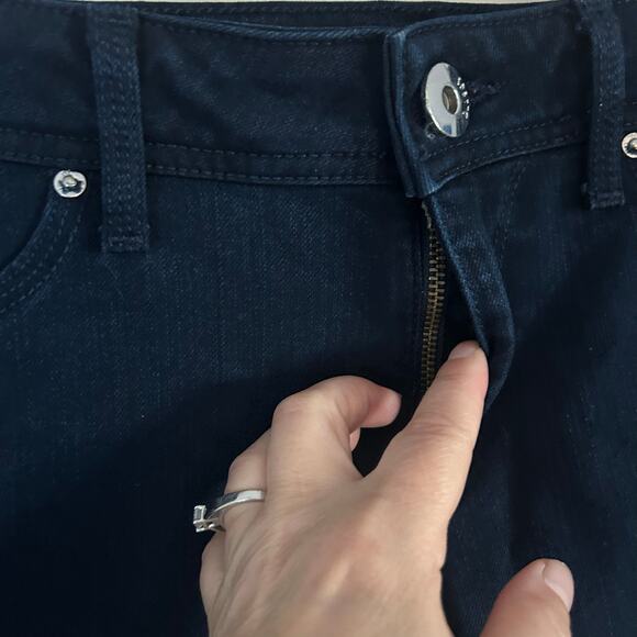 DL1961 Women's Emma Denim Legging Jegging Dark Blue Navy Stretch Jeans 26 - Picture 4 of 11